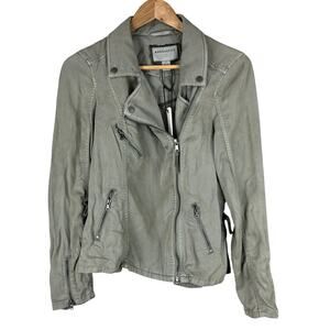 Anthropology Marrakech Ronika Draped Moto Jacket Gray Women's Size XS NWT
